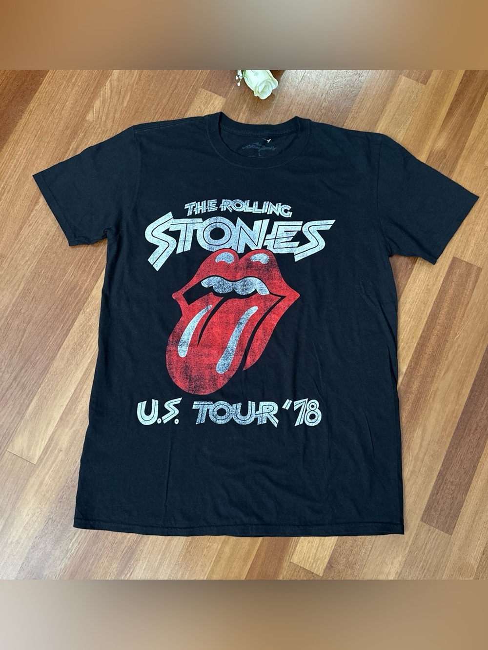 The Rolling Stones U.S. Tour '78 Graphic Tee - Black & Red